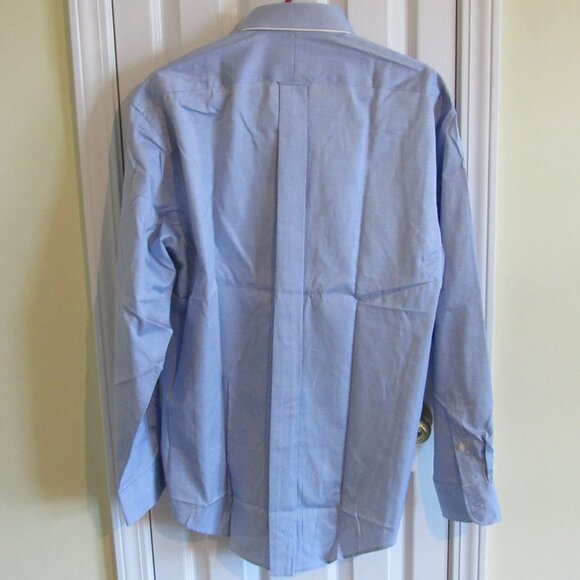 Club Room Pin Point Oxford Long sleeve button down shirt 16 1/2 - 35 - Picture 2 of 5